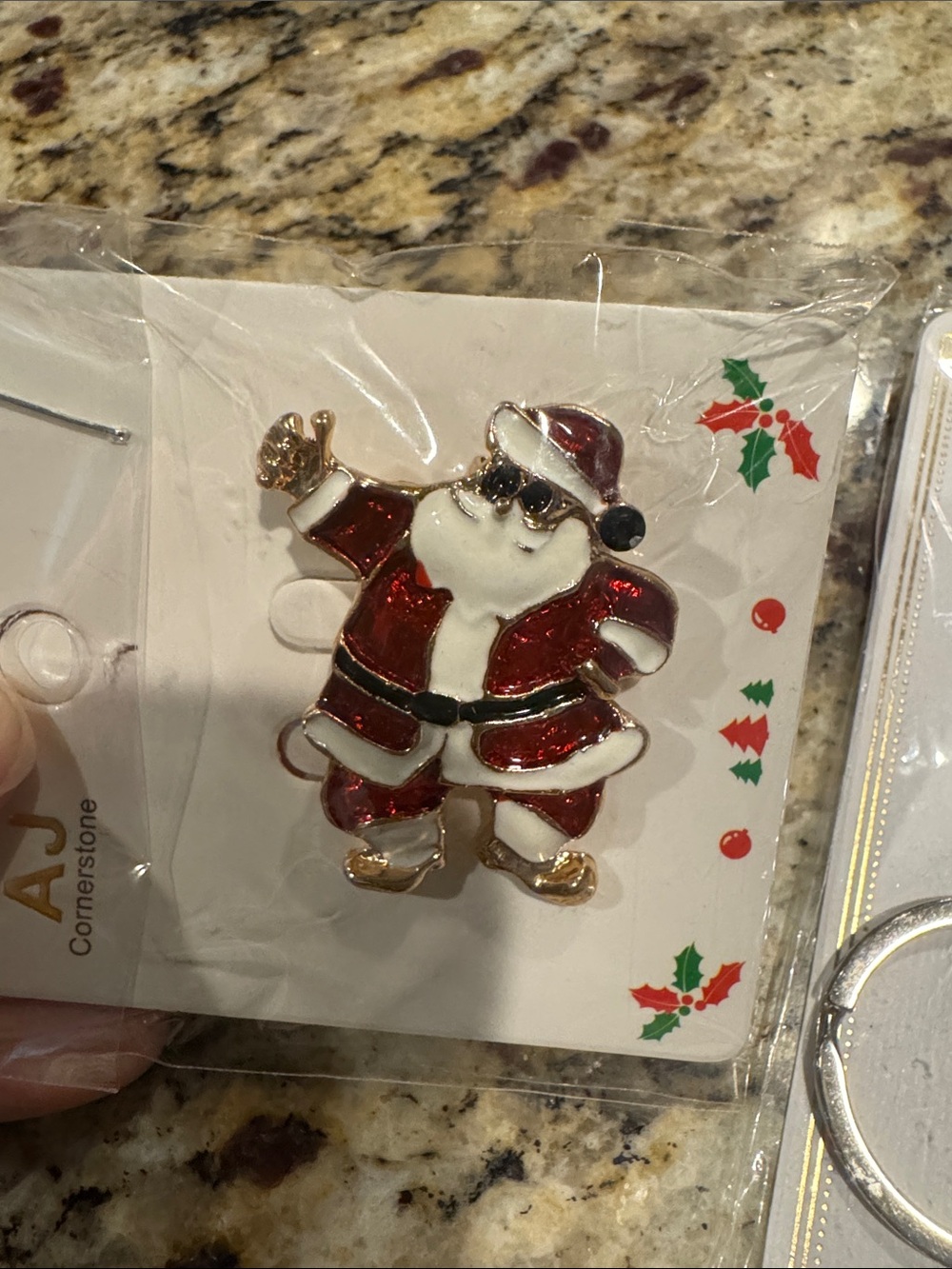 Holiday Brooch Set + Elephant Keychain - Picture 4 of 5